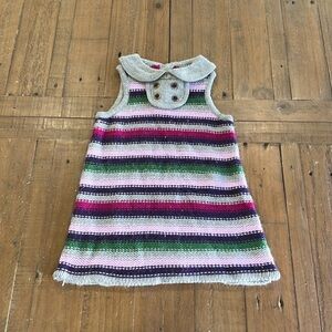 Janie and jack striped knit sweater dress